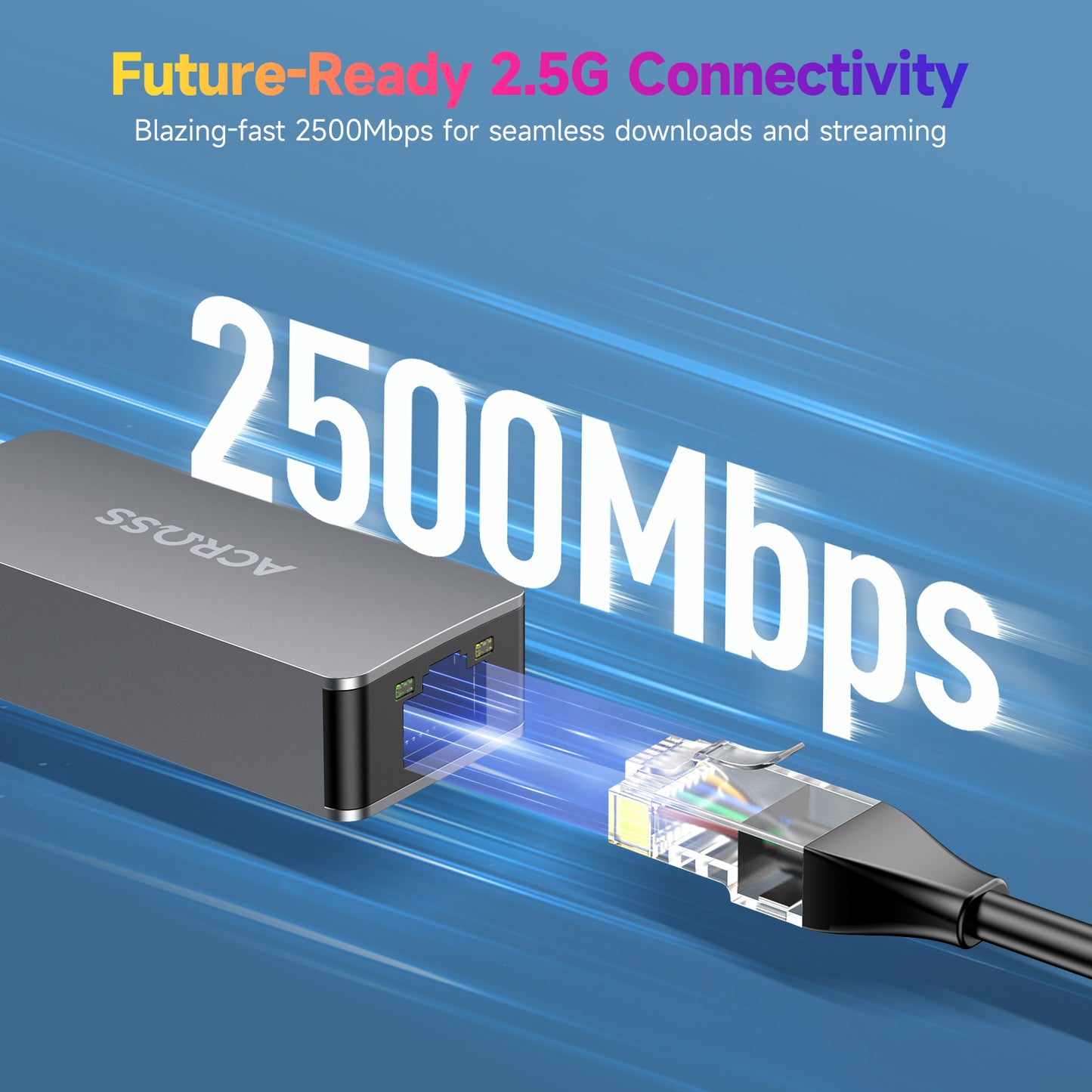 Across SmartHub 2.5Gbps USB-C TO RJ 45 Ethernet Adapter